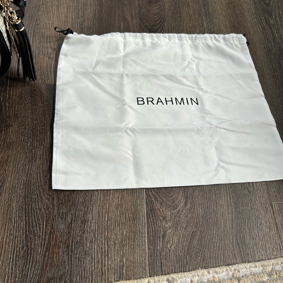 Brahmin Cynthia Black Cantata Genuine Leather - Picture 2 of 13